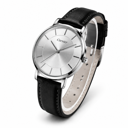 Men’s Classic Silver Dial Watch