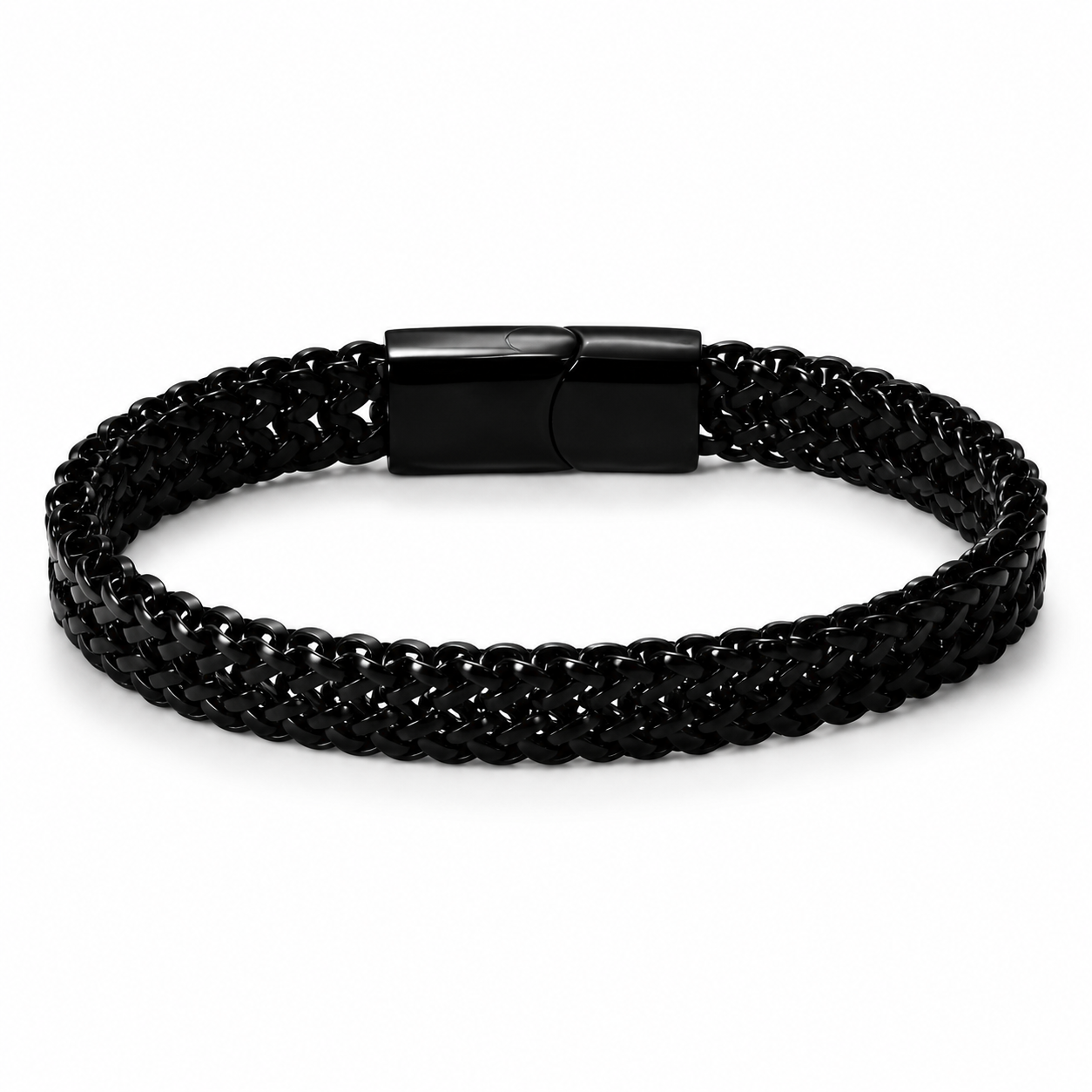 Stainless Steel Braided Chain Bracelet for Men
