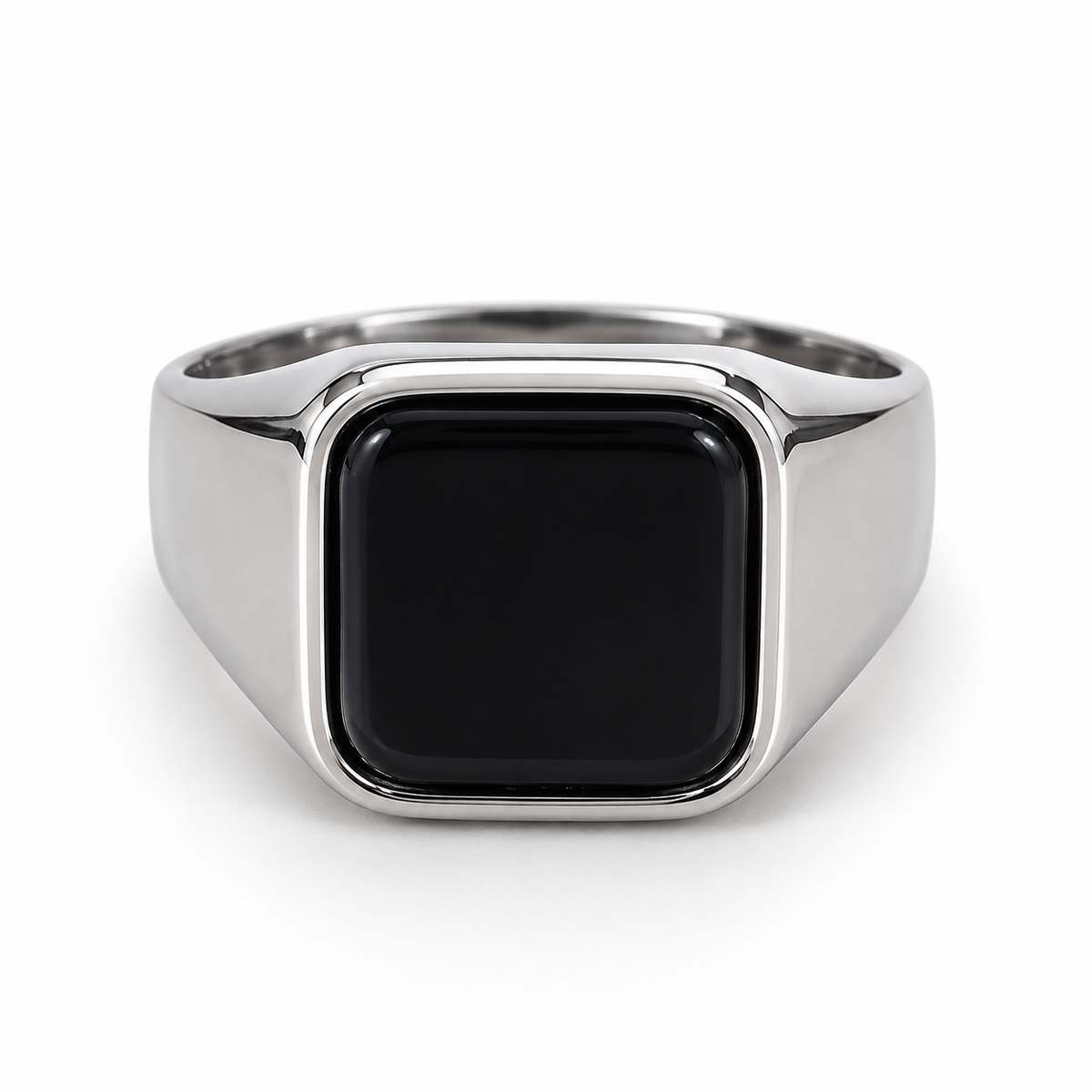 Men’s Black Onyx Signet Ring