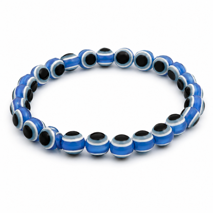 Evil BLUE Eye Beaded Bracelet