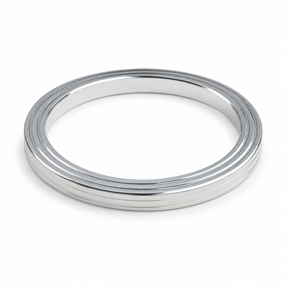 Stainless Steel Silver Bangle Bracelet for Men