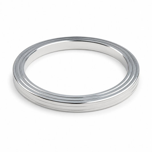 Stainless Steel Silver Bangle Bracelet for Men