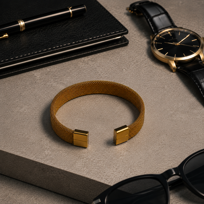 Mesh Cuff Bracelet