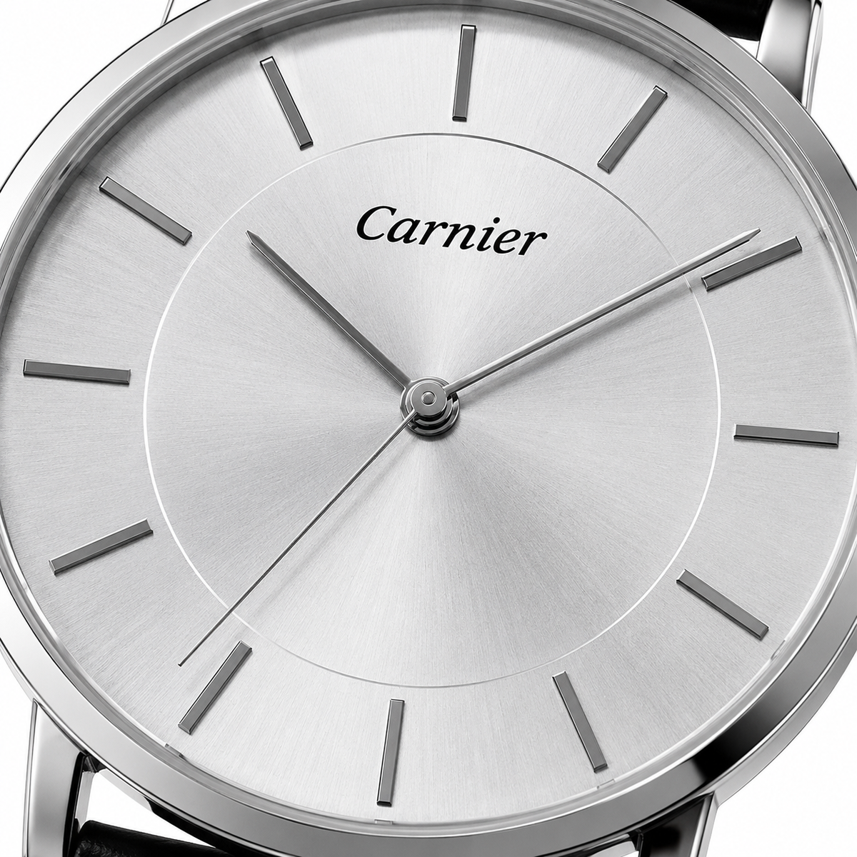 Men’s Classic Silver Dial Watch
