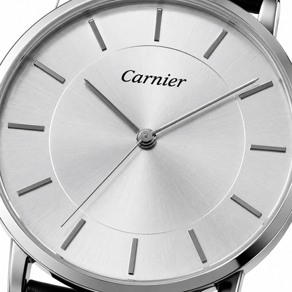 Men’s Classic Silver Dial Watch