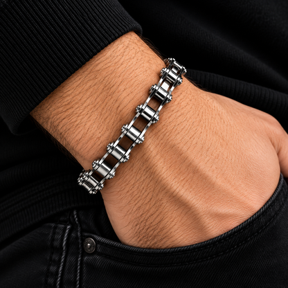 Men’s Stainless Steel Chain Link Bracelet