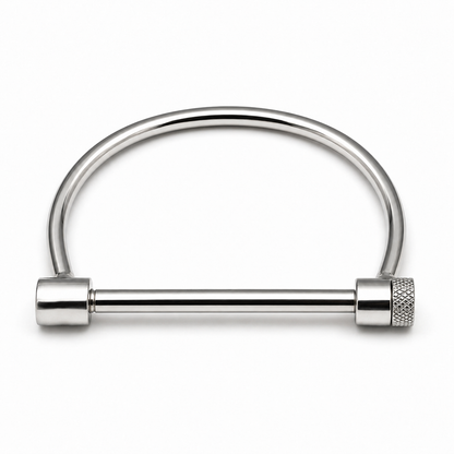 Men’s Stainless Steel Screw Cuff Bracelet