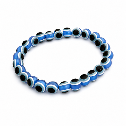 Evil BLUE Eye Beaded Bracelet