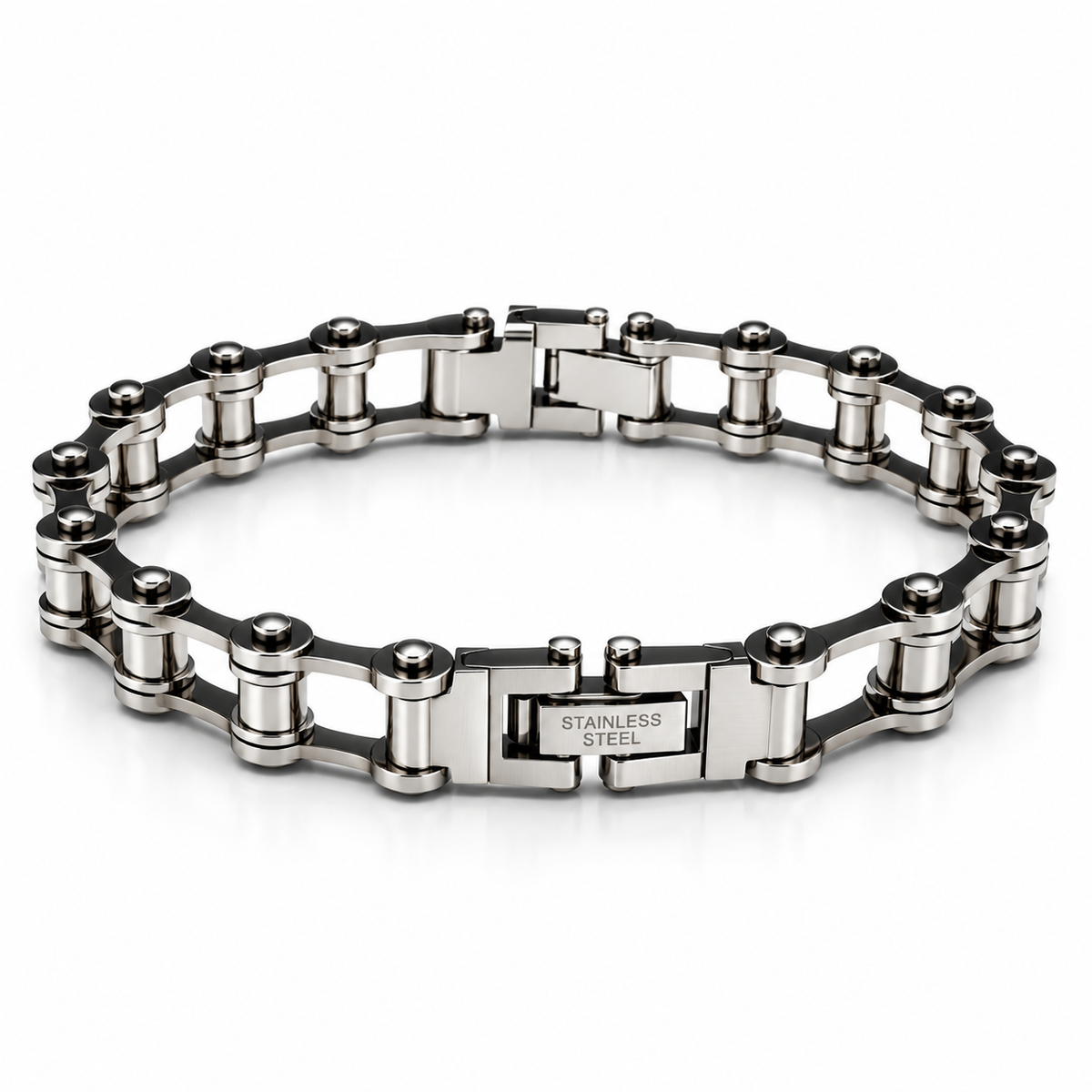 Men’s Stainless Steel Chain Link Bracelet