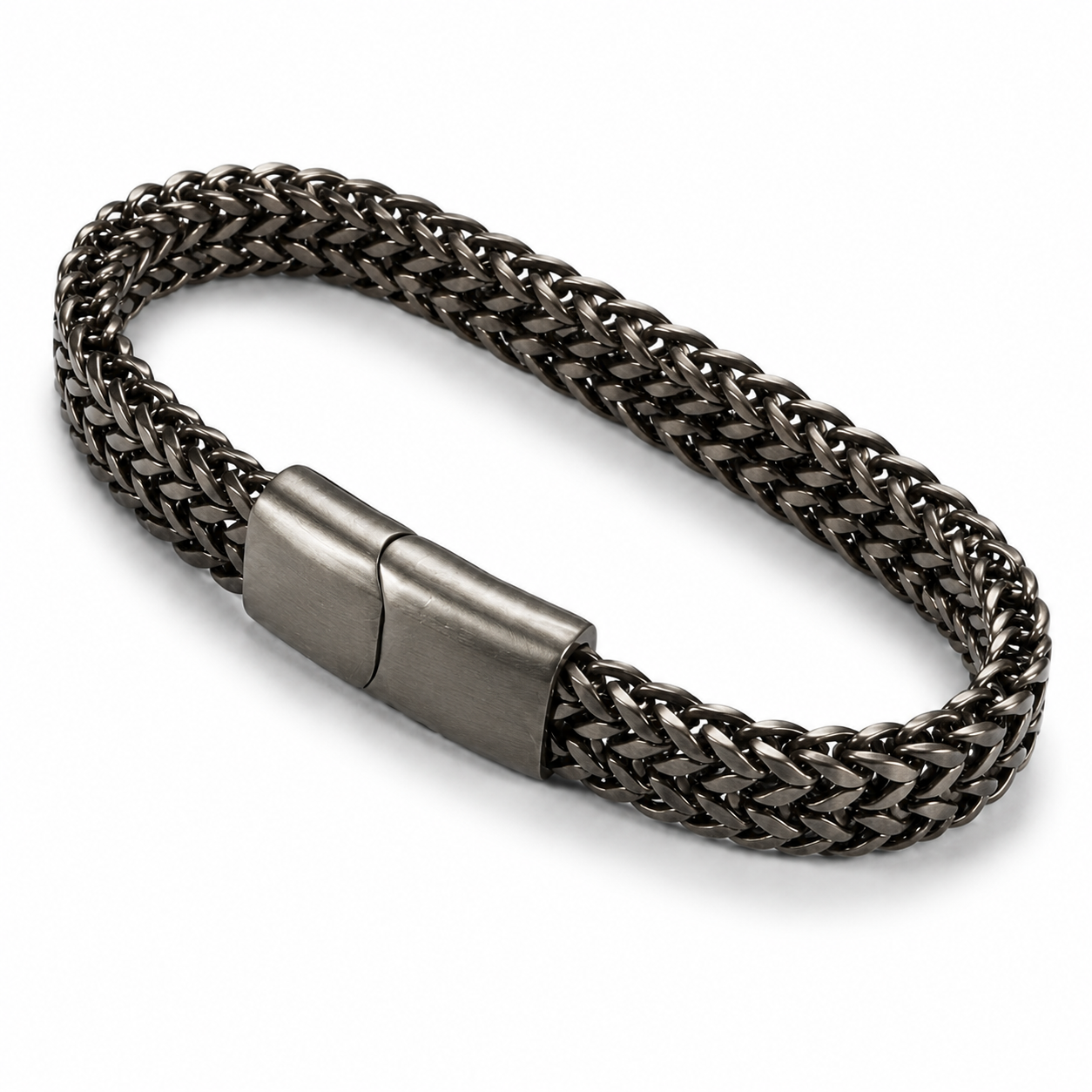 Stainless Steel Braided Chain Bracelet for Men