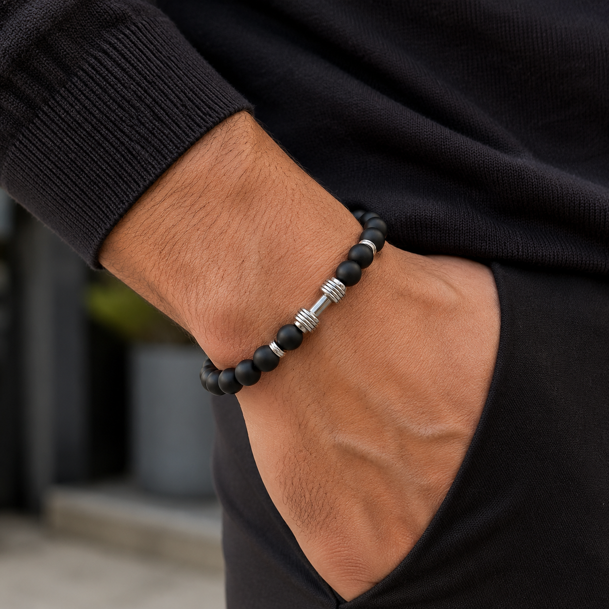 Dumbbell Bracelet