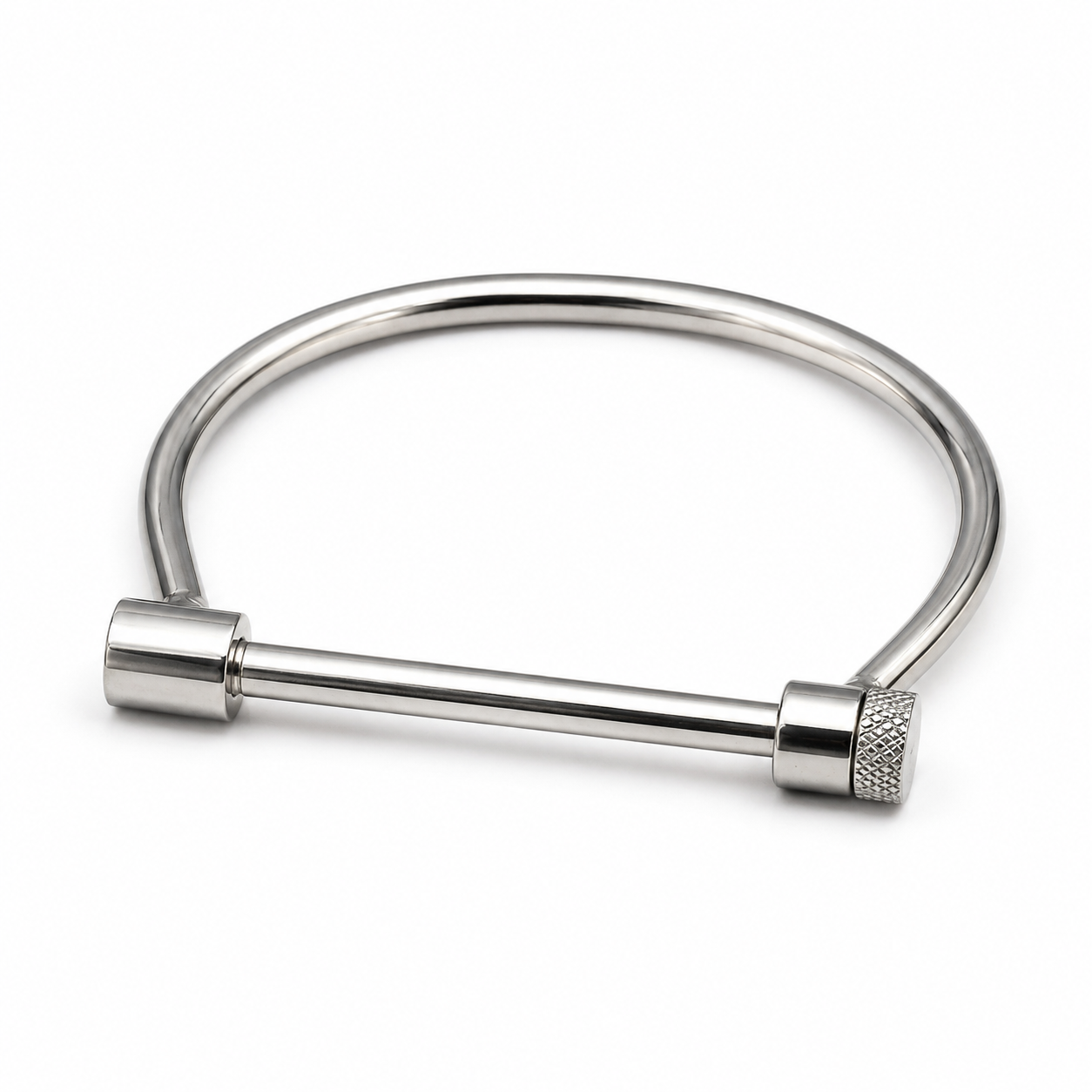 Men’s Stainless Steel Screw Cuff Bracelet