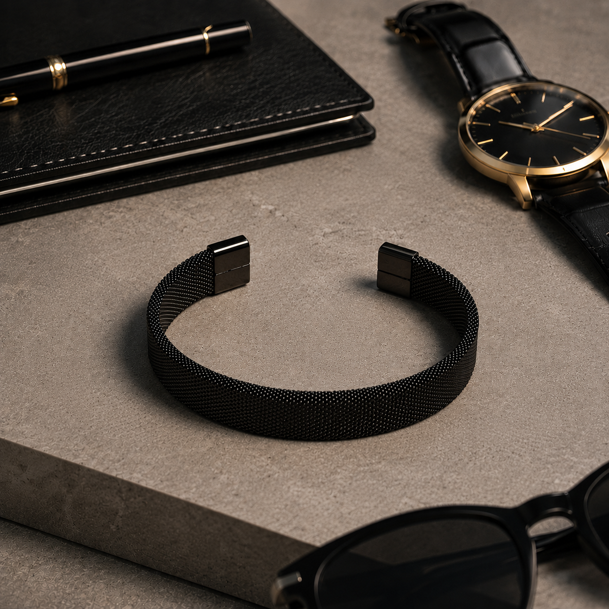 Mesh Cuff Bracelet