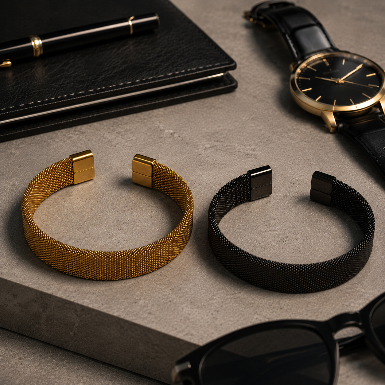 Mesh Cuff Bracelet