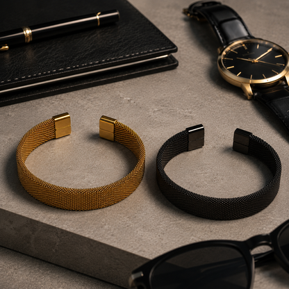 Mesh Cuff Bracelet