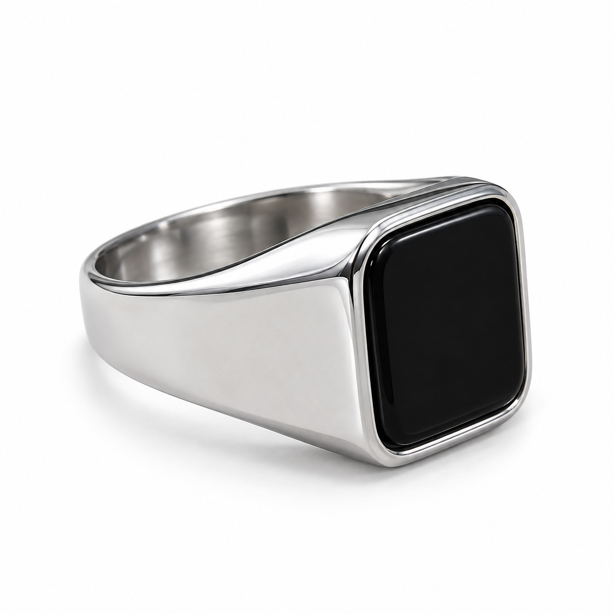 Men’s Black Onyx Signet Ring